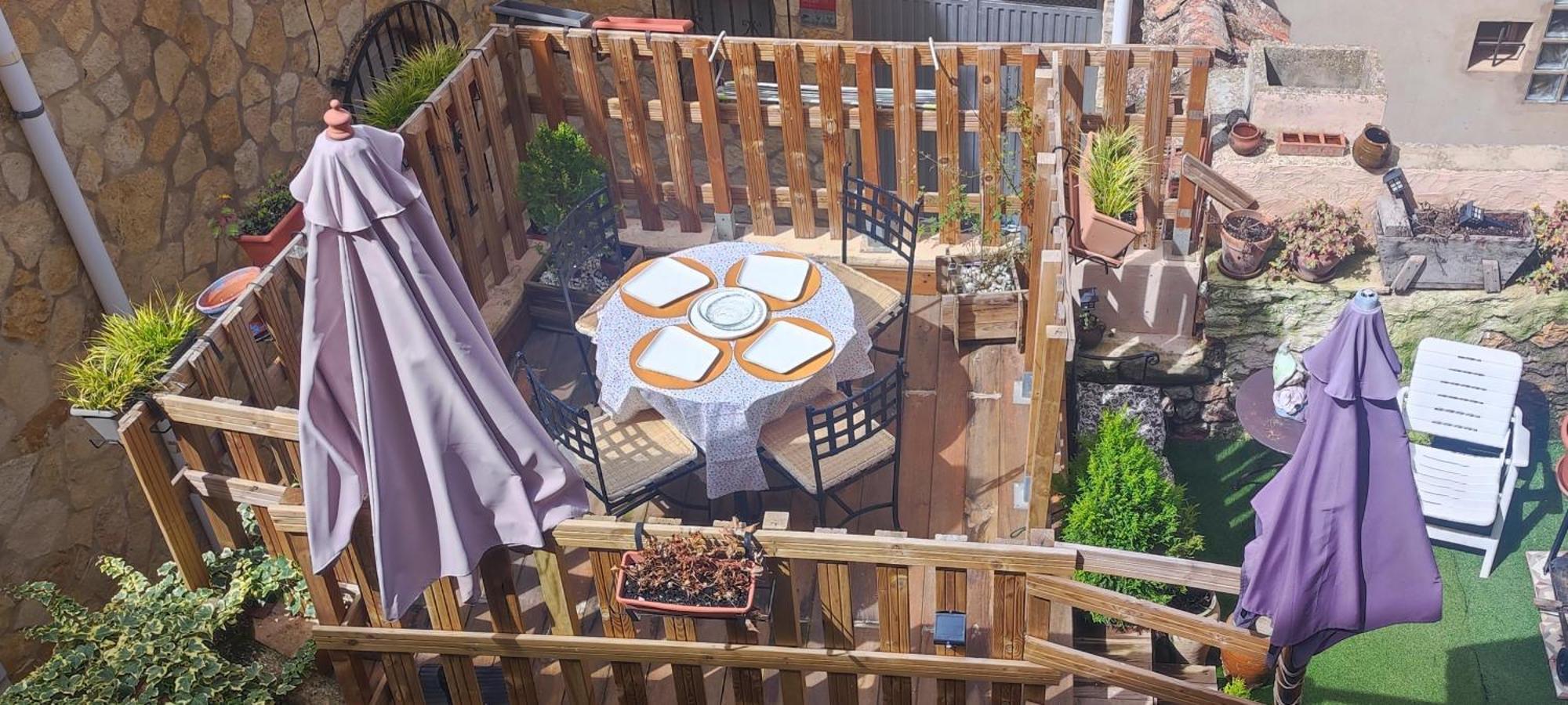 Alcoba Con Patio Del Siglo XIX Villa Villanueva de Viver Eksteriør bilde